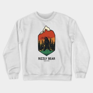 Rizzly Bear Adventure - Dark Crewneck Sweatshirt